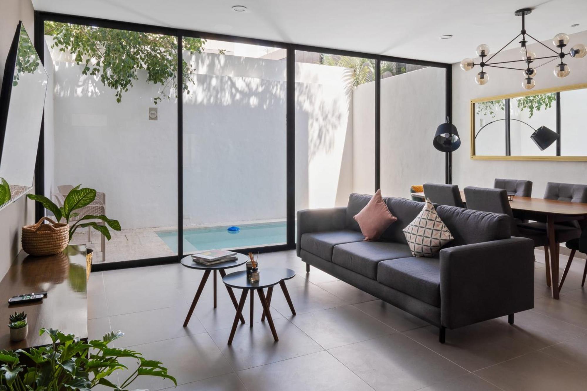 Сasa de vacaciones Casa Nueva Con Terraza Y Alberca En Temozón Norte