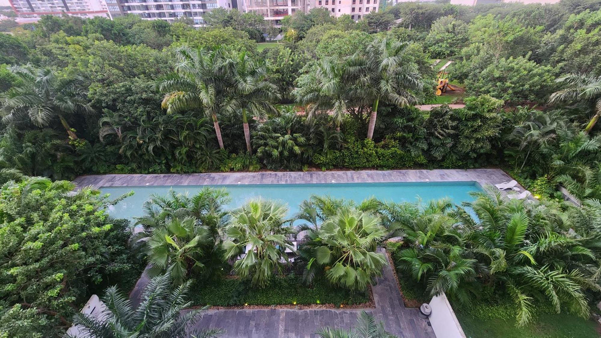 Depa De Lujo, Piscina Gigante, Lago, Frente Harbor Y Consulado Apartment Merida