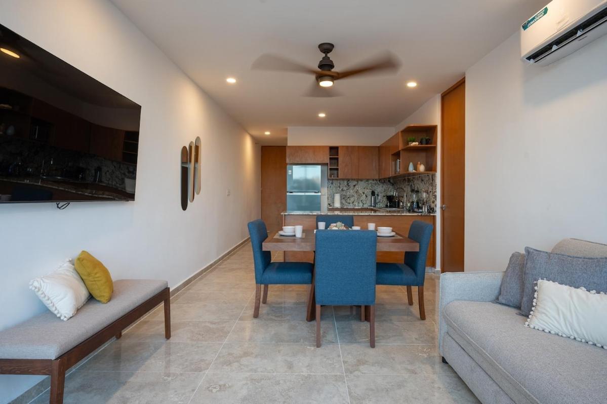 Apartment Moderno Depa, Alberca, Bar & Gym Norte De Merida