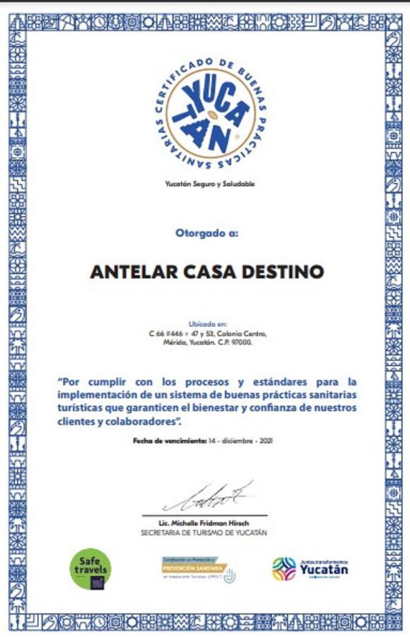 Hotel Antelar Casa Destino Merida