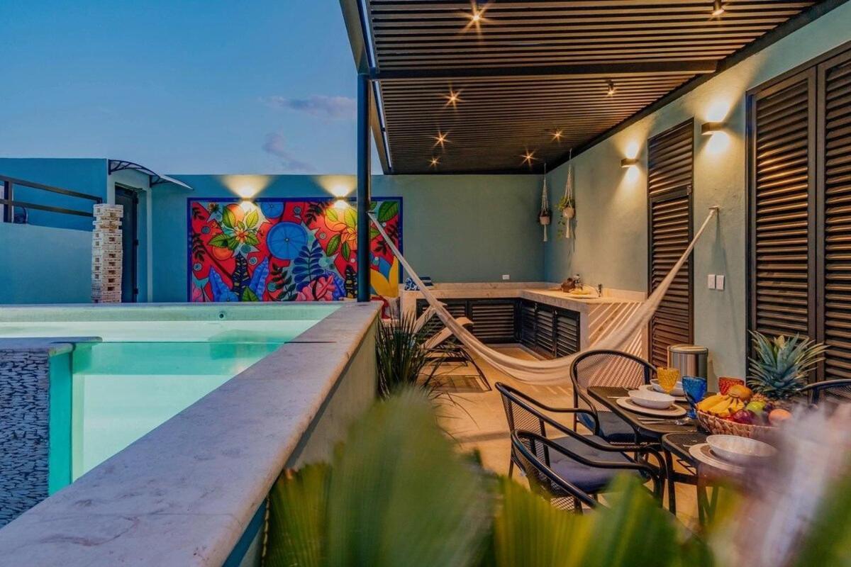 Rincon Del Cielo Rooftop With Glass Walled Pool Mérida